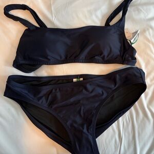 Jcrew Navy Women's Bikini Swimsuit
